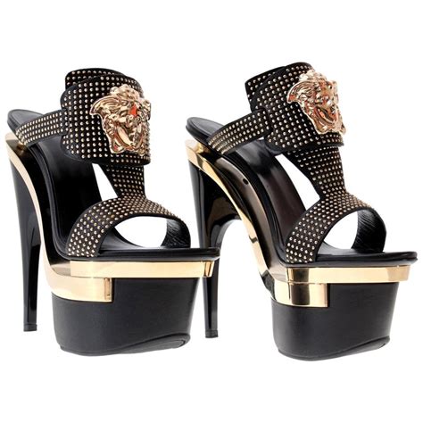 versace sandals 40 womens|versace palazzo high heels.